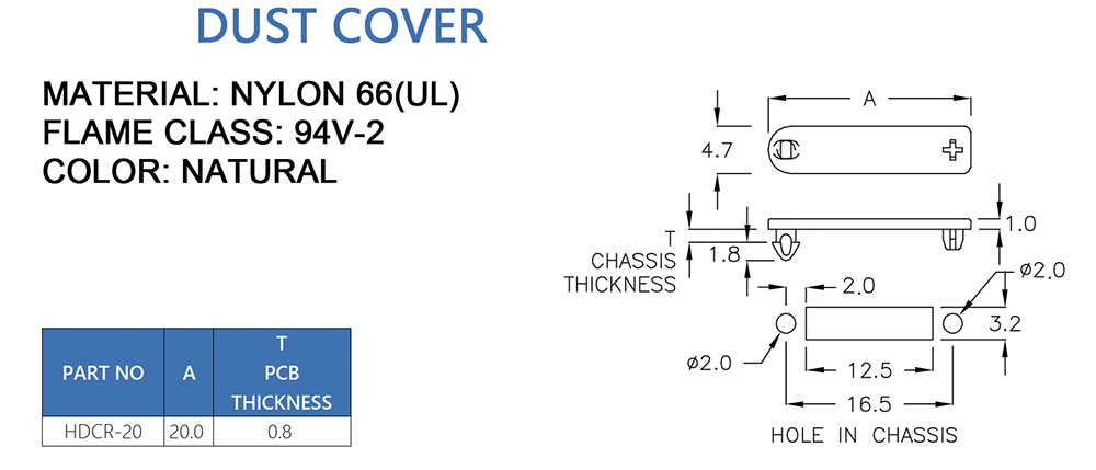 Plug cap HDCR-20